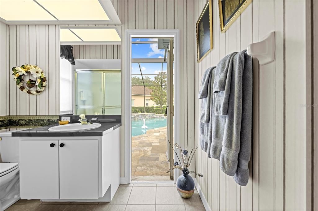 Full Bath #3 a/k/a Pool Bath
