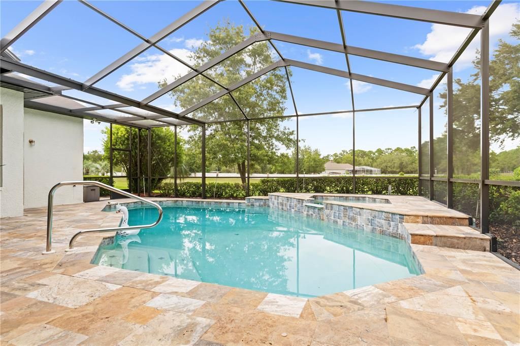 Propane Heated Salt Pool & Spa