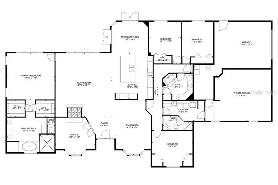 Под контрактом: $1,350,000 (4 спален, 3 ванн, 3888 Квадратных фут)