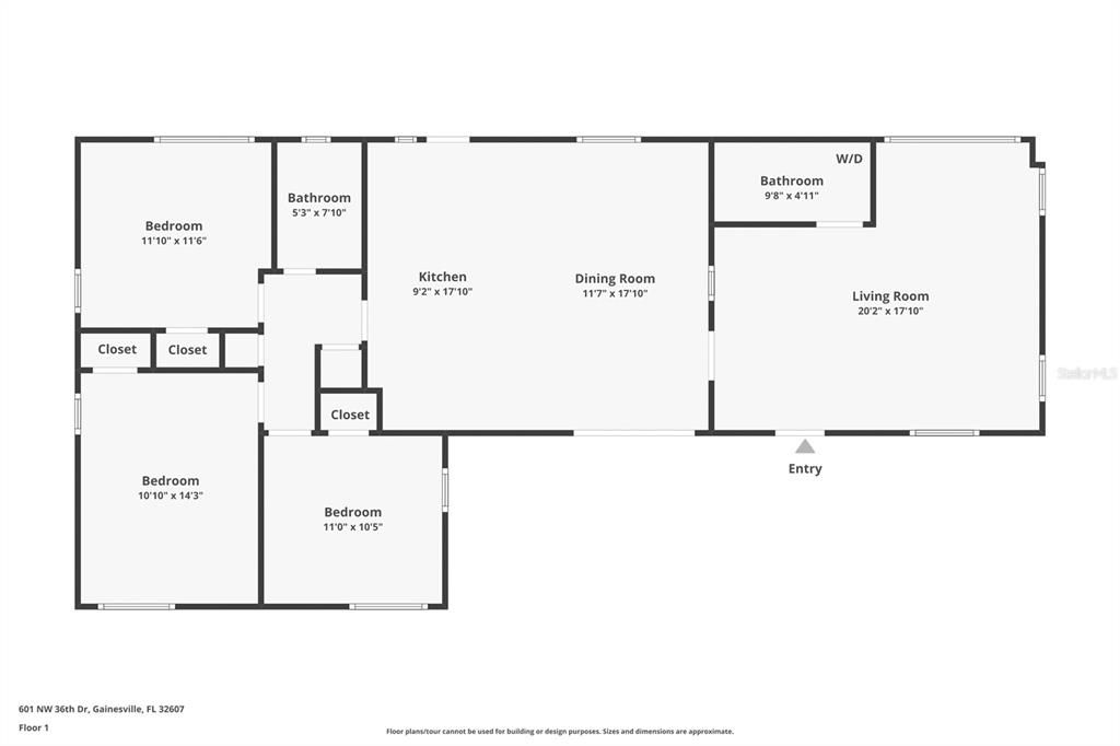 En Venta: $310,000 (3 camas, 2 baños, 1370 Pies cuadrados)