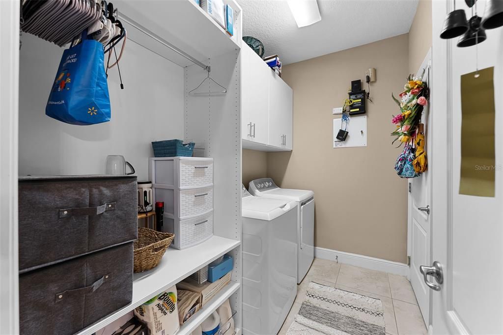 Laundry Room W/Shevling