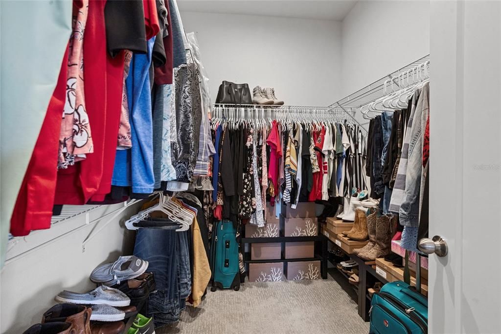Primary Walk in Closet