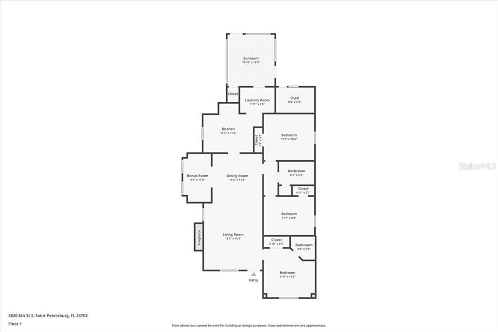 Active With Contract: $279,990 (3 beds, 2 baths, 1078 Square Feet)