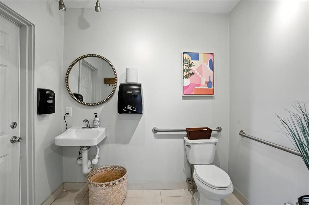 Bathroom in unit #1