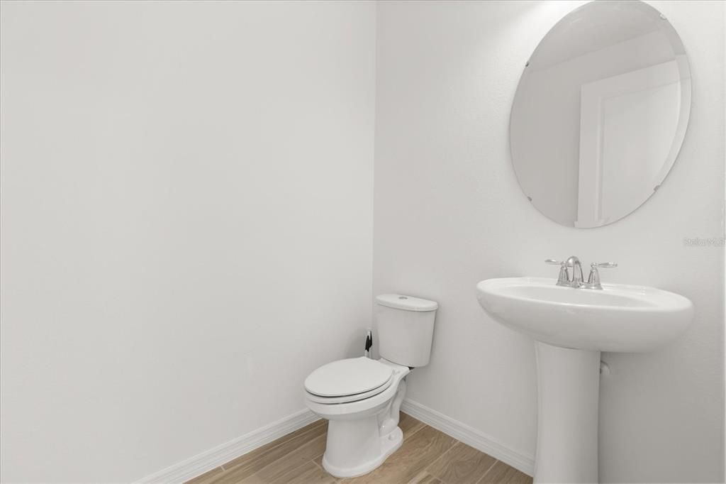 Downstairs half bath