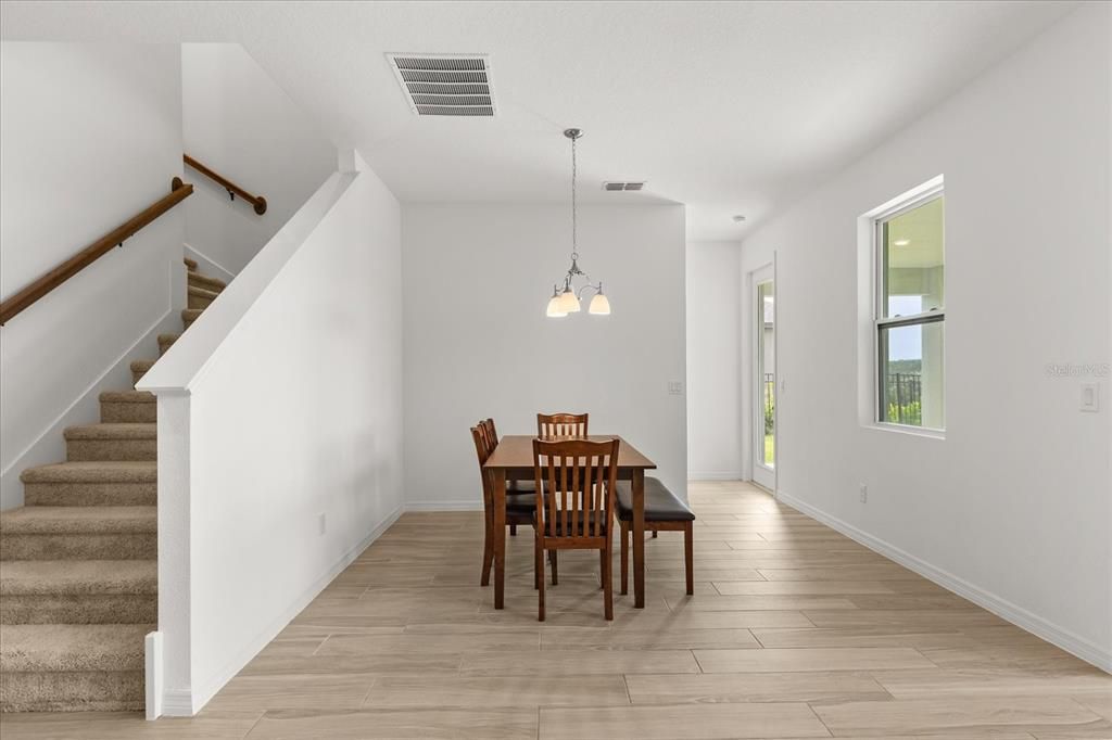 In-kitchen dining