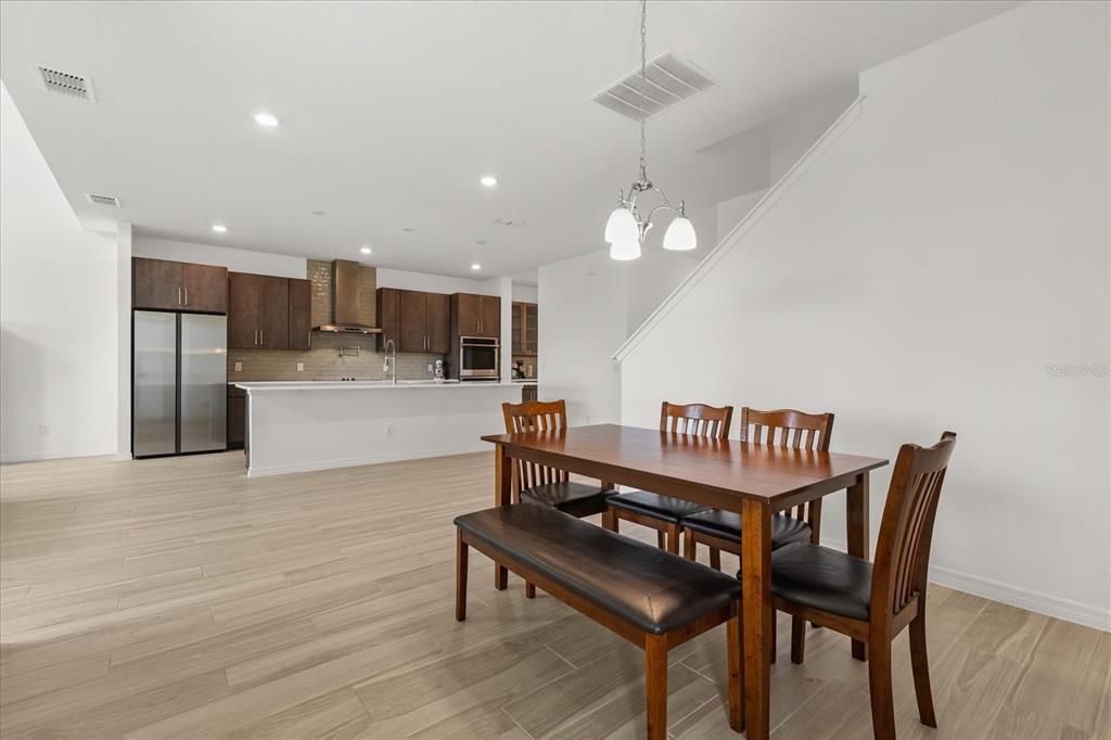 In-kitchen dining