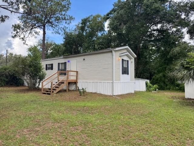 Front of Mobile Home