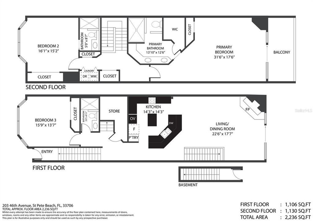 На продажу: $885,000 (3 спален, 3 ванн, 2435 Квадратных фут)