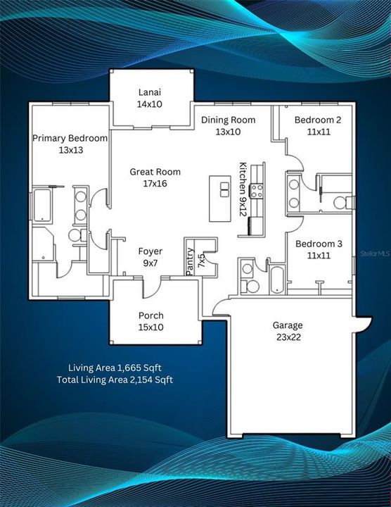 For Sale: $334,900 (3 beds, 3 baths, 1665 Square Feet)