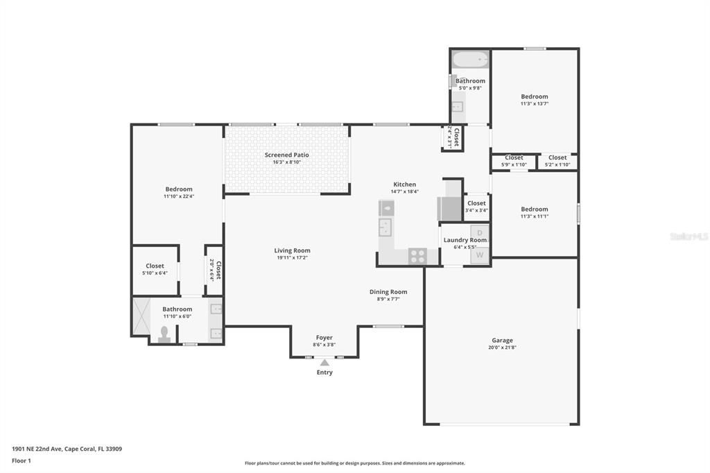 For Sale: $289,500 (3 beds, 2 baths, 1586 Square Feet)