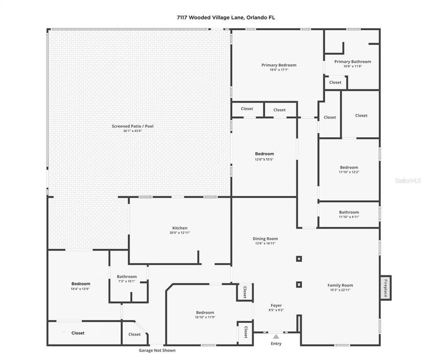 Под контрактом: $649,999 (5 спален, 3 ванн, 3003 Квадратных фут)