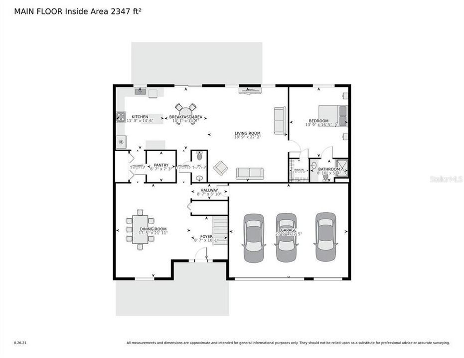 待售: $419,000 (6 贝兹, 4 浴室, 3920 平方英尺)