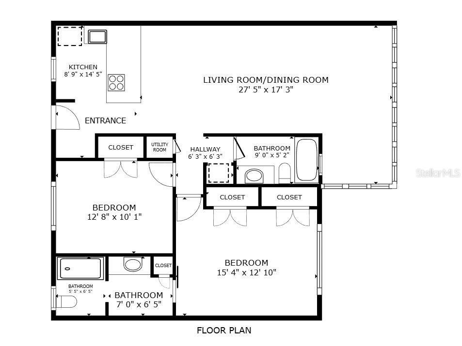 For Sale: $649,000 (2 beds, 2 baths, 1072 Square Feet)