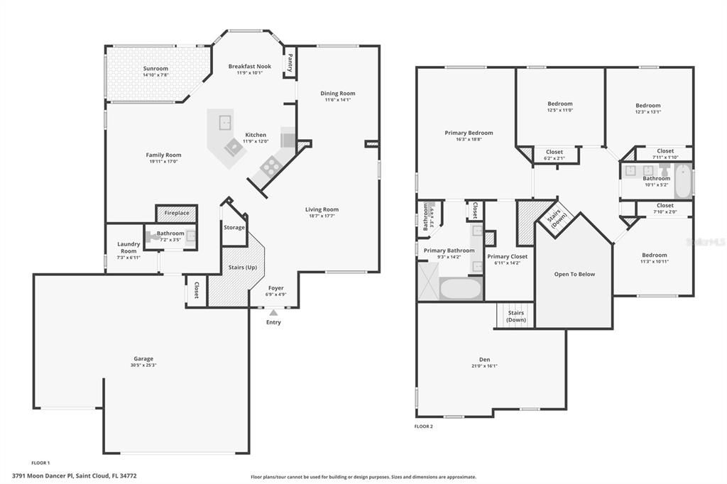 For Sale: $505,000 (4 beds, 2 baths, 2865 Square Feet)