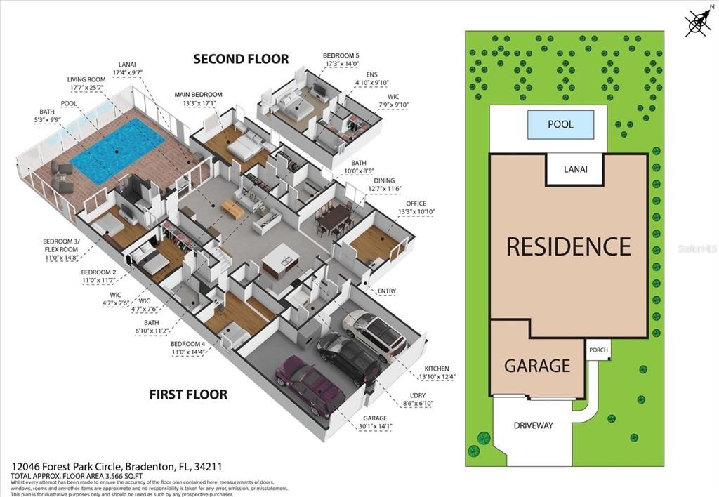 Active With Contract: $742,500 (5 beds, 4 baths, 2999 Square Feet)