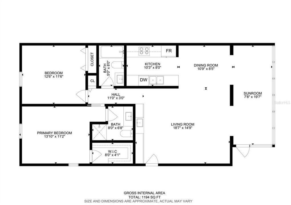 For Sale: $185,000 (2 beds, 2 baths, 1245 Square Feet)