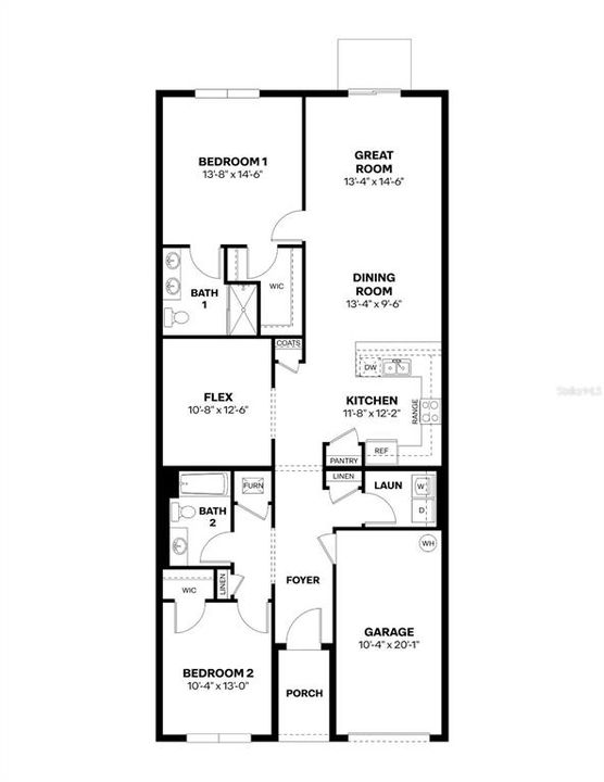 Active With Contract: $276,990 (3 beds, 2 baths, 1550 Square Feet)