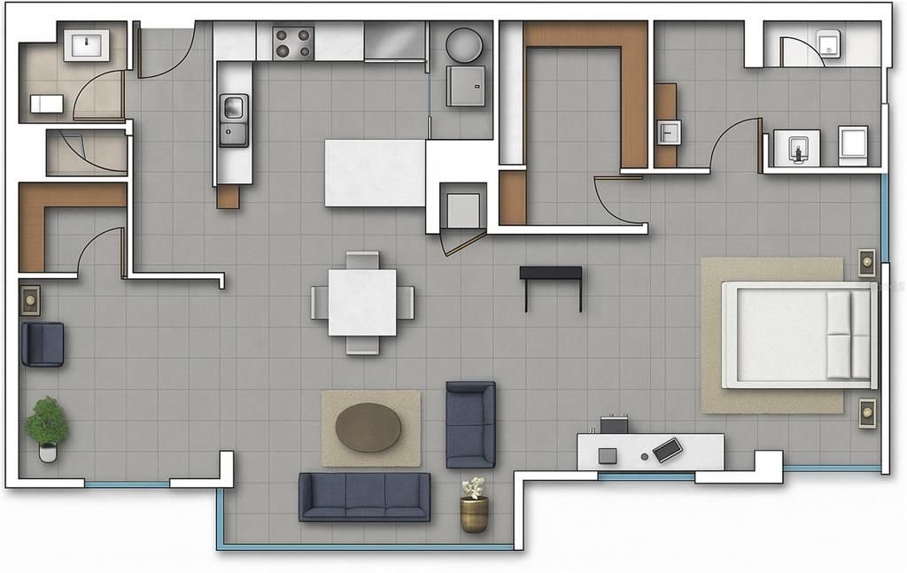 En Venta: $740,000 (1 camas, 2 baños, 1105 Pies cuadrados)