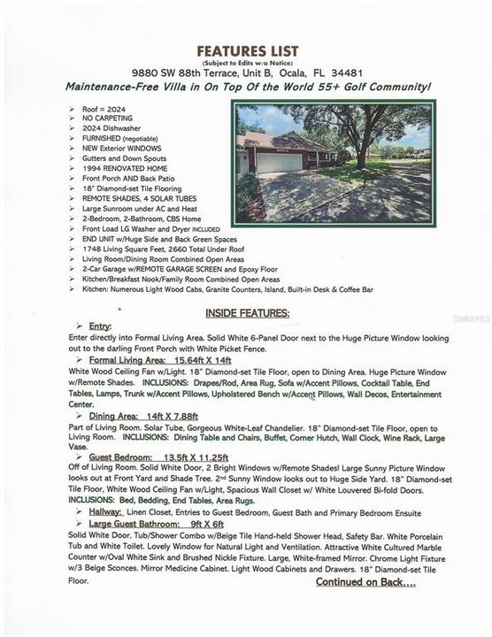 Active With Contract: $255,000 (2 beds, 2 baths, 1748 Square Feet)