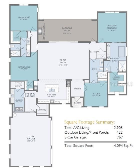 Active With Contract: $1,378,400 (4 beds, 3 baths, 2905 Square Feet)