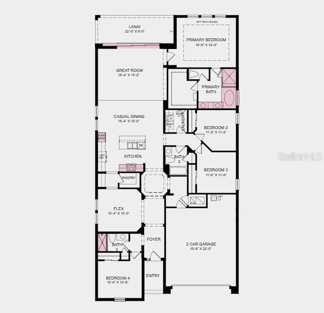 Active With Contract: $479,999 (4 beds, 3 baths, 2394 Square Feet)