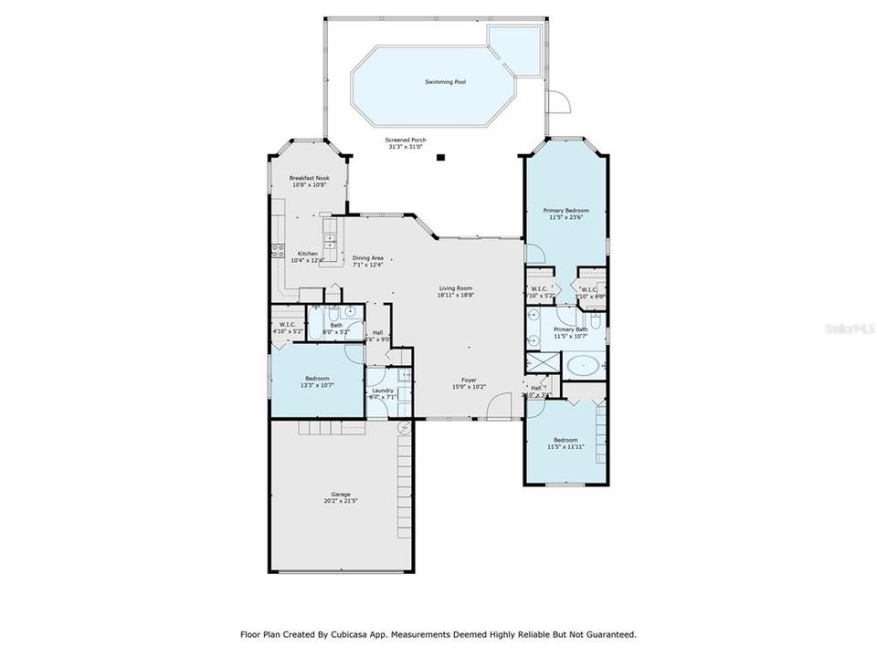 На продажу: $450,000 (3 спален, 2 ванн, 1814 Квадратных фут)