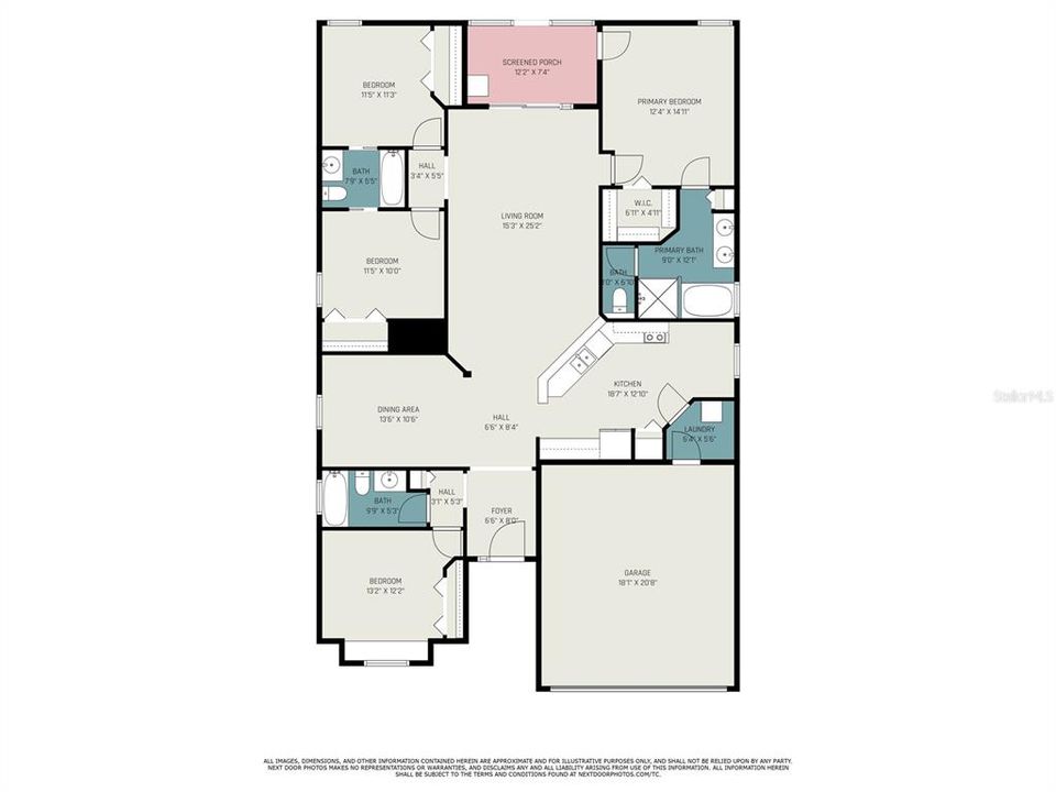 Activo con contrato: $310,001 (4 camas, 3 baños, 1946 Pies cuadrados)