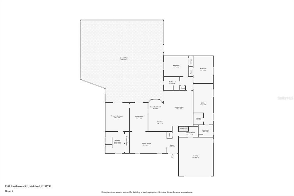 For Sale: $580,000 (4 beds, 3 baths, 2335 Square Feet)