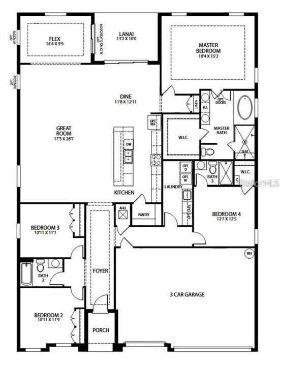 For Rent: $3,025 (4 beds, 3 baths, 2675 Square Feet)