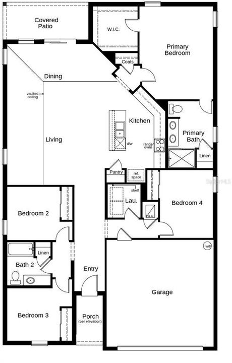 Active With Contract: $338,380 (4 beds, 2 baths, 1989 Square Feet)
