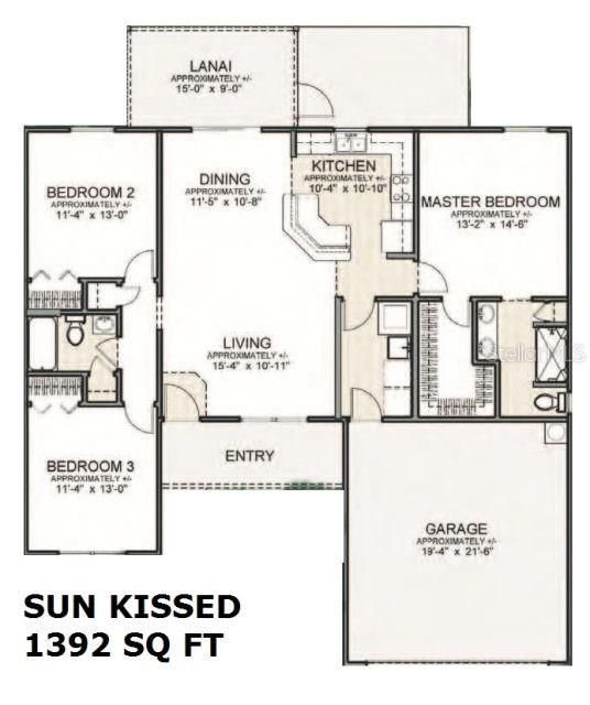 For Sale: $324,900 (3 beds, 2 baths, 1392 Square Feet)