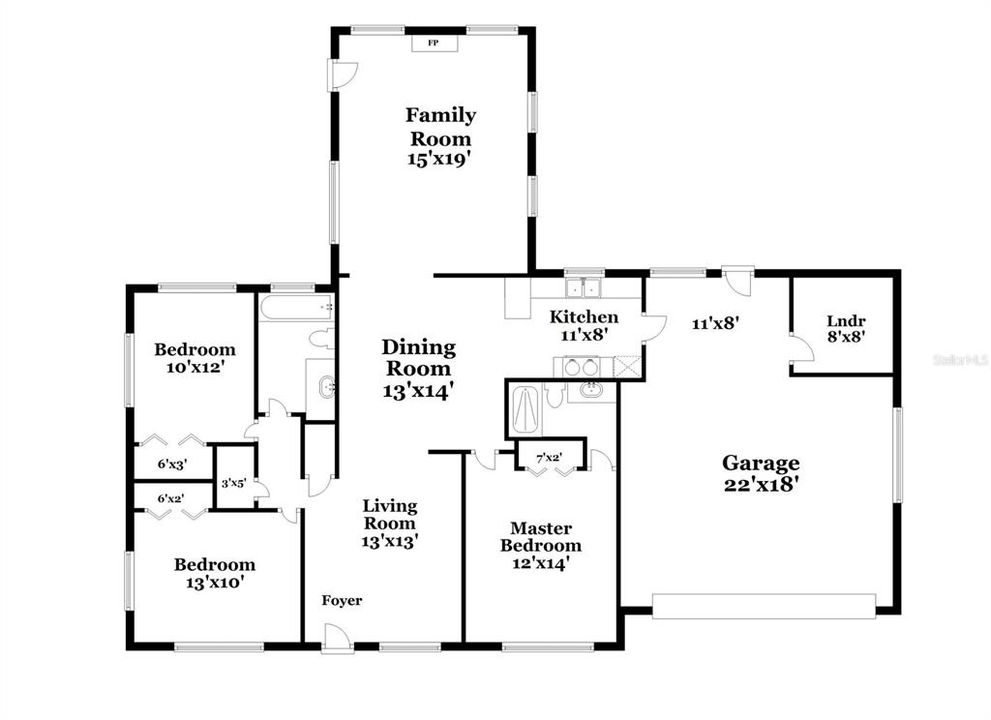 Active With Contract: $2,220 (3 beds, 2 baths, 1560 Square Feet)