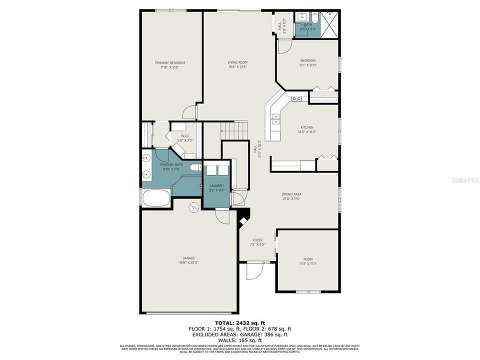 合同活跃: $519,000 (4 贝兹, 3 浴室, 2592 平方英尺)
