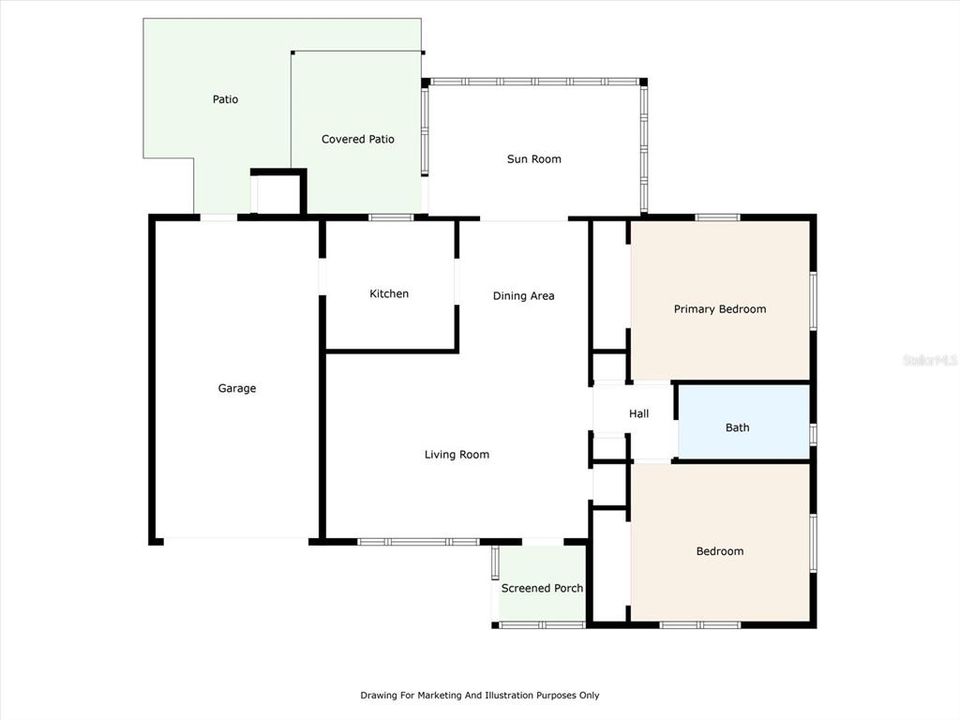 For Sale: $450,000 (2 beds, 1 baths, 942 Square Feet)