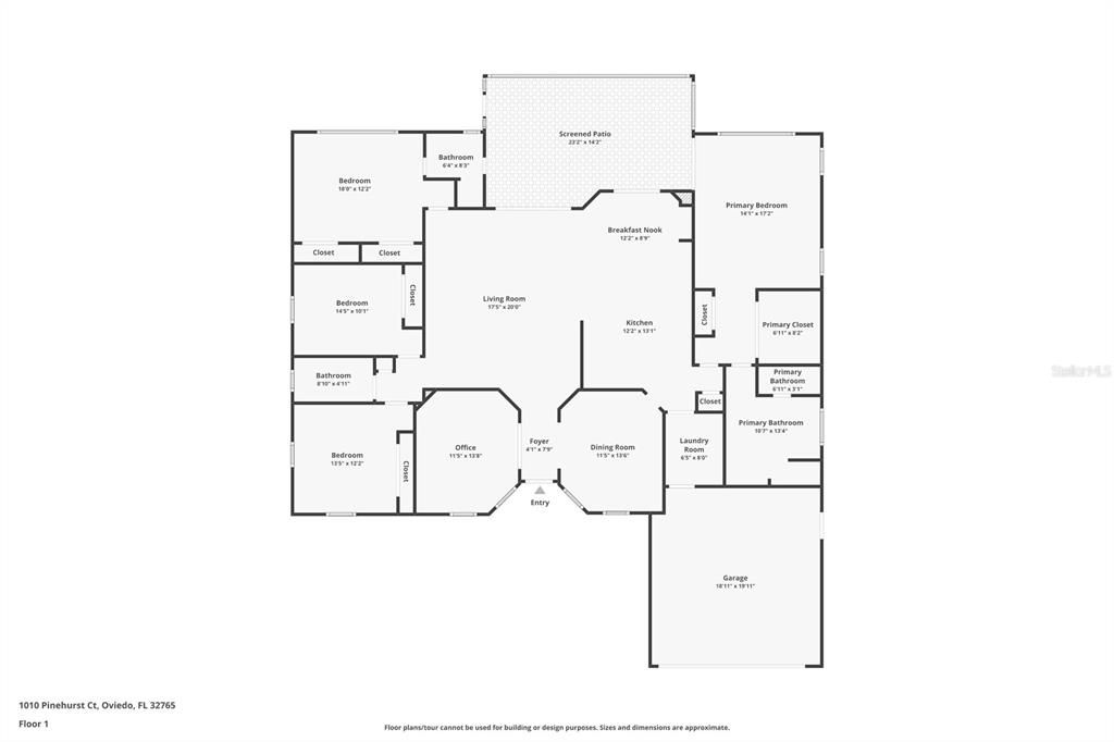 待售: $568,000 (4 贝兹, 3 浴室, 2217 平方英尺)