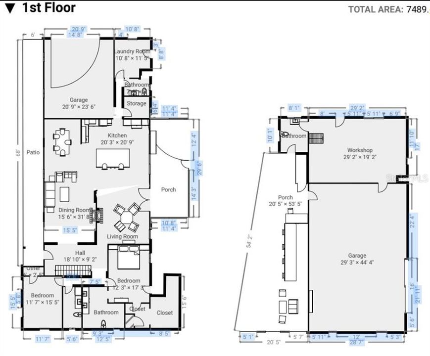 En Venta: $1,199,000 (4 camas, 4 baños, 3176 Pies cuadrados)