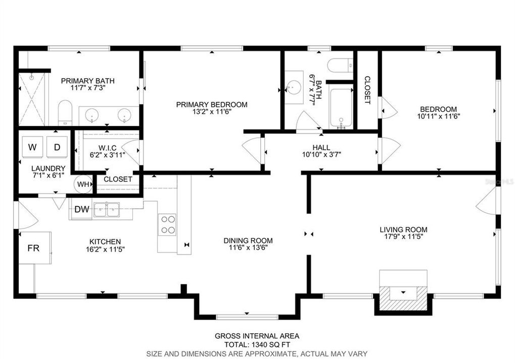 Active With Contract: $2,500 (2 beds, 2 baths, 1340 Square Feet)