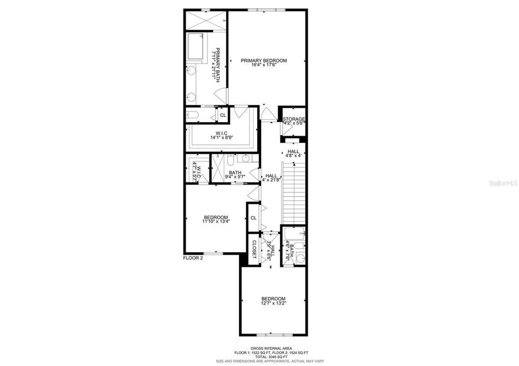 En Venta: $1,100,000 (3 camas, 3 baños, 3046 Pies cuadrados)