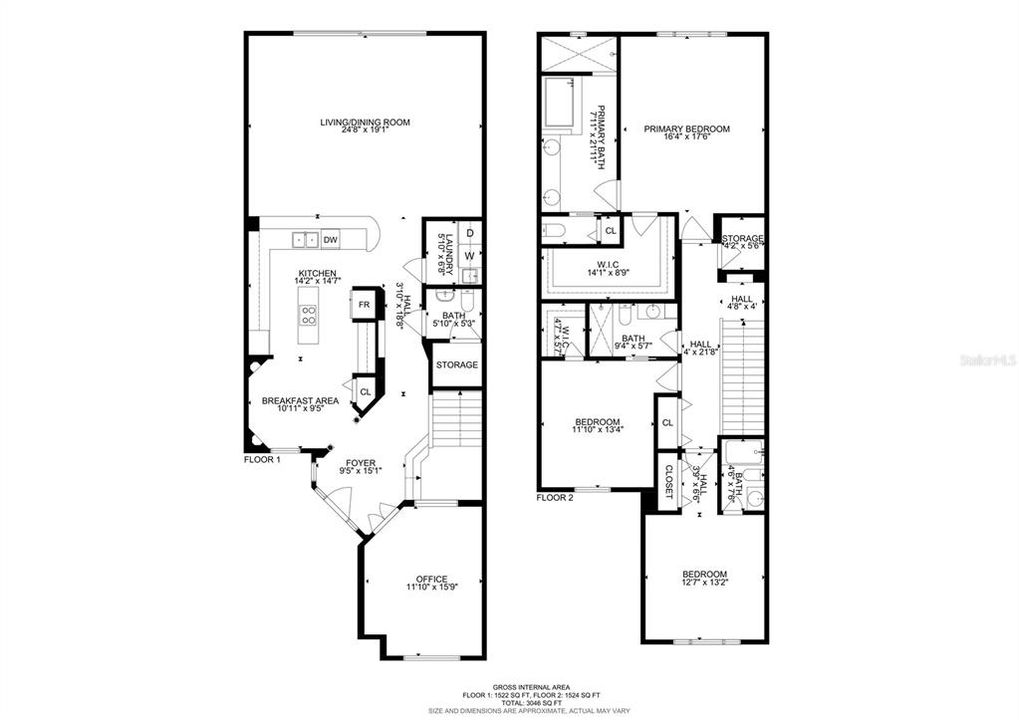 En Venta: $1,100,000 (3 camas, 3 baños, 3046 Pies cuadrados)