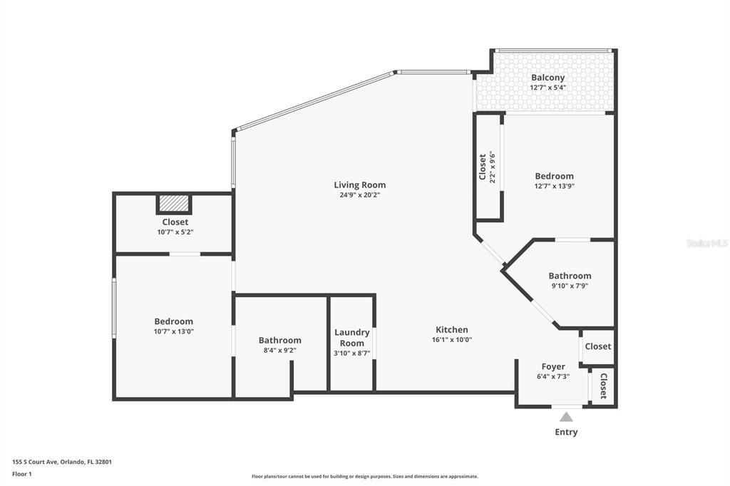 For Sale: $425,000 (2 beds, 2 baths, 1212 Square Feet)