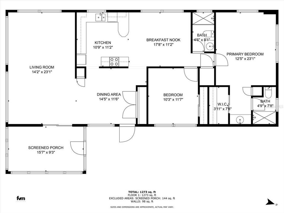 合同活跃: $165,000 (2 贝兹, 2 浴室, 1344 平方英尺)
