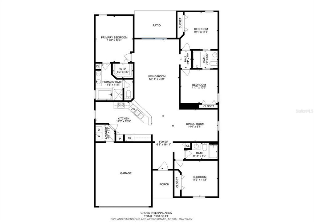 For Sale: $345,000 (4 beds, 3 baths, 1908 Square Feet)