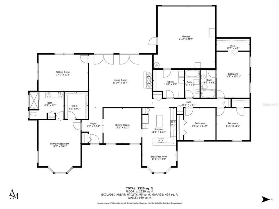 На продажу: $989,999 (4 спален, 3 ванн, 2574 Квадратных фут)