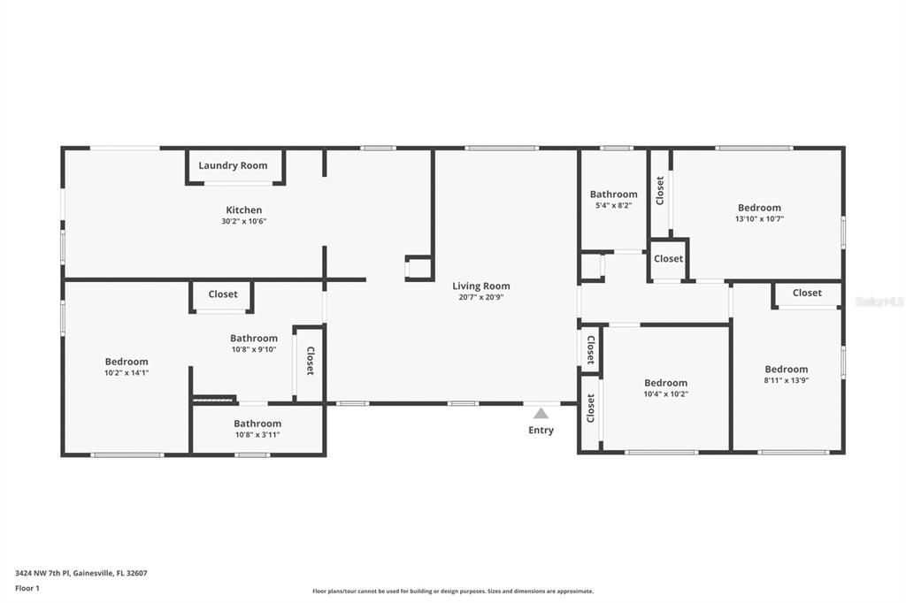Activo con contrato: $295,000 (4 camas, 2 baños, 1588 Pies cuadrados)