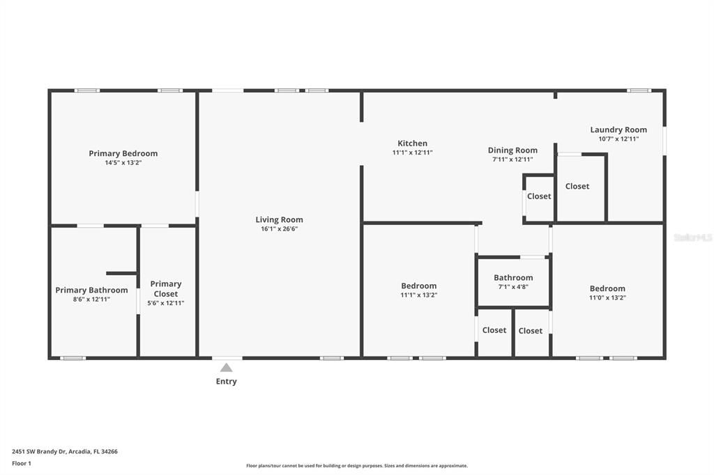 For Sale: $170,000 (3 beds, 2 baths, 1620 Square Feet)