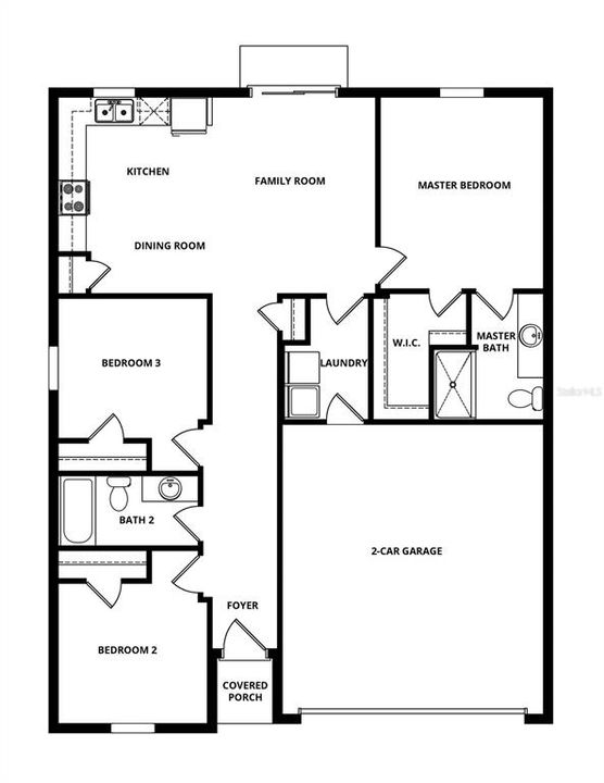 Active With Contract: $305,900 (3 beds, 2 baths, 1206 Square Feet)