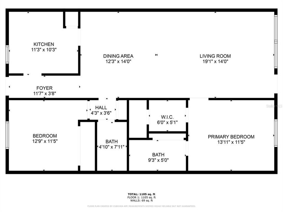 Activo con contrato: $155,000 (2 camas, 2 baños, 1150 Pies cuadrados)