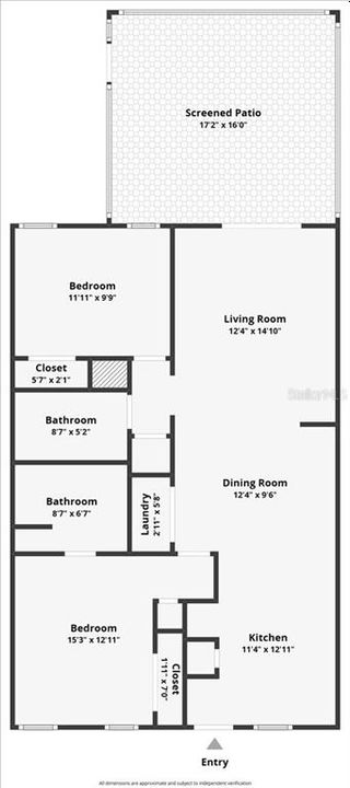 На продажу: $155,000 (2 спален, 2 ванн, 1040 Квадратных фут)