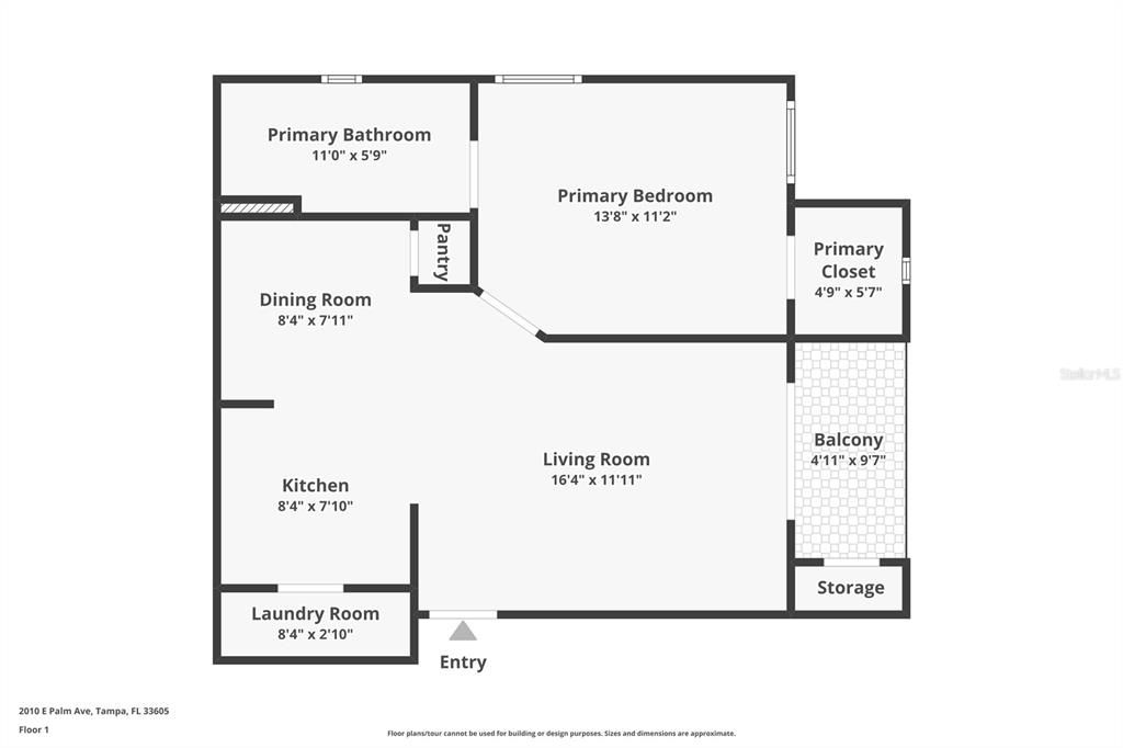 Под контрактом: $155,000 (1 спален, 1 ванн, 598 Квадратных фут)